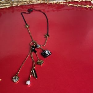 Make offer Betsey Johnson Women's Drama camera ship Bid Necklace